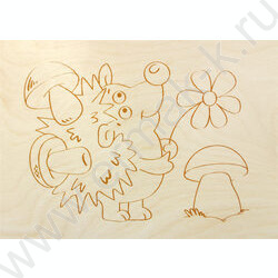 Набор д/творчества Выжигание. Доски для выжигания 10 шт Уровень сложности - "новичок" | Фото 7