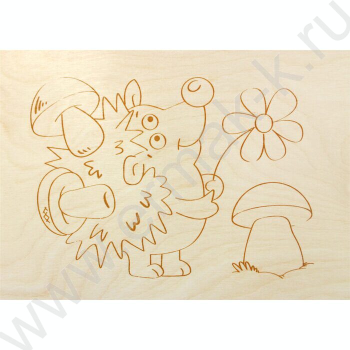 Набор д/творчества Выжигание. Доски для выжигания 10 шт Уровень сложности - "новичок" | Фото 7