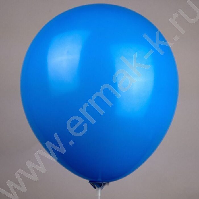 Шар воздушный 12" Пастель синий индиго | Фото 1