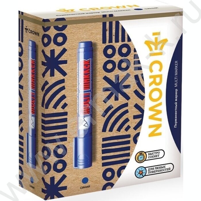 Маркер перм. /синий/ 3мм круг "Multi Marker"   | Фото 2