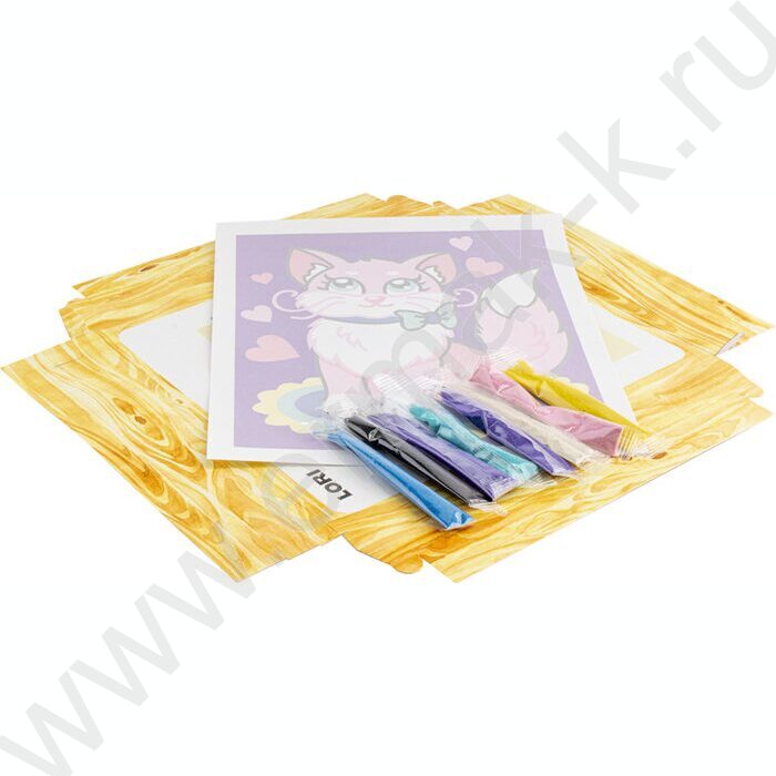 Набор д/творчества Фреска. Картина из песка "Кошечка" | Фото 4