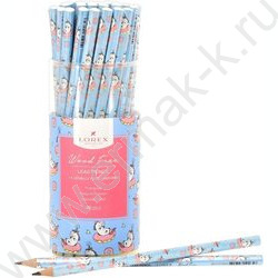 Карандаш пластиковый  HB Wood free illegally cute. Unicorn /трехгранный /заточенный /туба | Фото 4