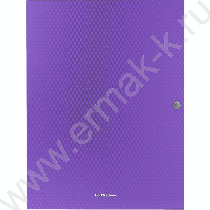 Папка-конверт на кнопке А4 Diagonal Vivid 3 клапана 8мм ассорти | Фото 3