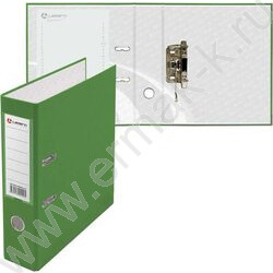Файл 80мм PP собранный метал.окантовка светло-зеленый с карманом | Фото 2