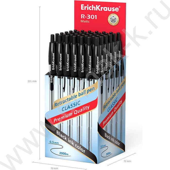 Ручка шар авт R-301 Classic Matic Classic 1,0мм черная | Фото 4