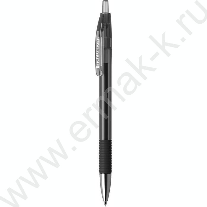 Ручка гелевая авт черная 0,5мм  R-301 Original Gel Matic&Grip /резин. держатель | Фото 1