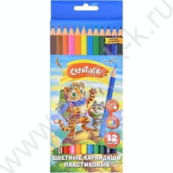Карандаши  12цв /шестигранные, пластик/ | Фото 1