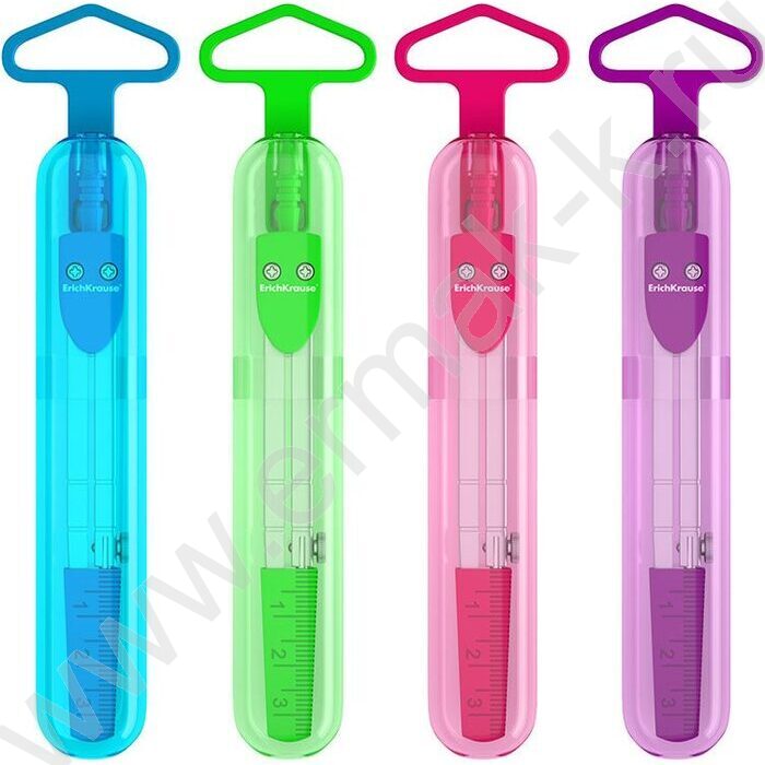 Циркуль метал. 120мм. Neon, пенал /ассорти | Фото 2