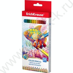 Карандаши  24цв ErichKrause /шестигранные /европодвес | Фото 1