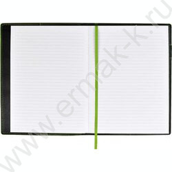 Зап. книжка 120л А5 "Слоган" кожзам,мягкий переплёт,белый офсет 70г/м2,клетка,линия,ляссе | Фото 5