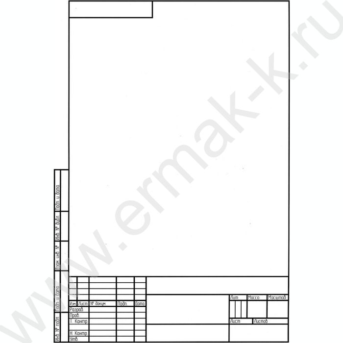 Папка д/черчения А4 10л 180г/м² с/р вертикальная | Фото 2