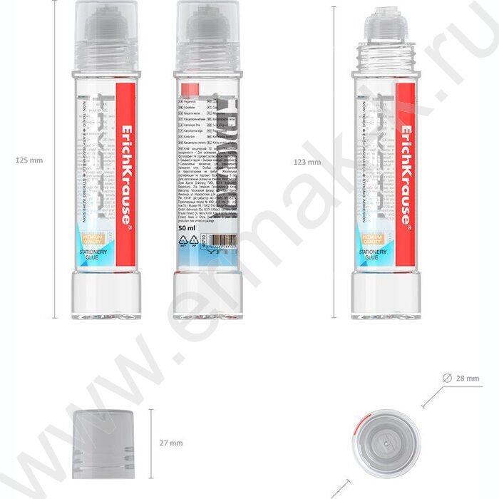Клей канцелярский  50мл Crystal /в карандаше | Фото 2