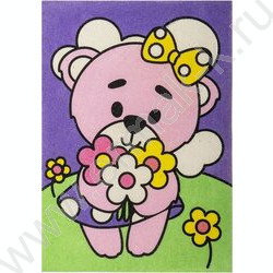 Набор д/творчества Фреска. Картина из песка "Медвежонок" | Фото 4