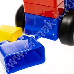 Конструктор пластиковый Baby Blocks "На стройке" 21 дет | Фото 6