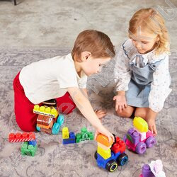 Конструктор пластиковый Baby Blocks "Самолетик" 20 дет | Фото 8