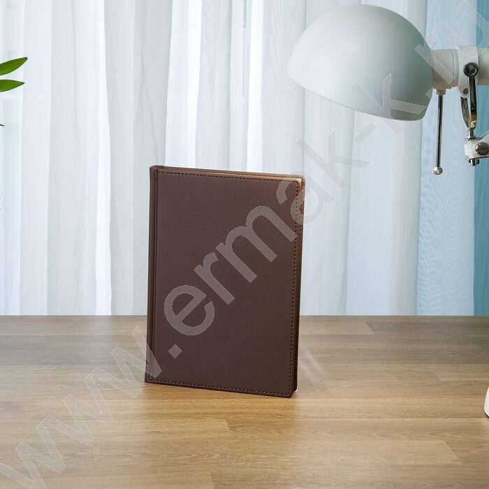 Ежедневник н/дат А5 136л Velvet коричневый   | Фото 4