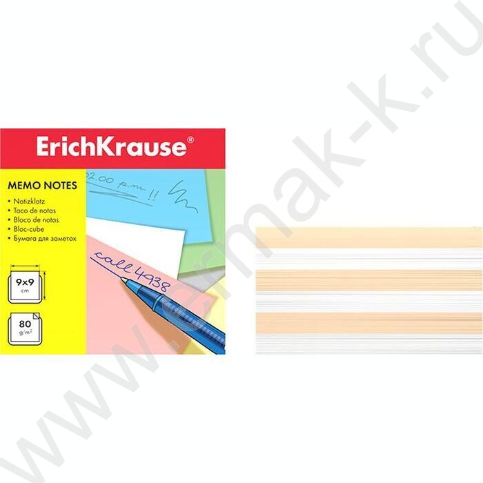 Бумага д/записей  9*9*5см персиковый | Фото 2