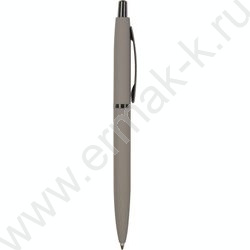 Ручка шар авт San Remo /серый мет. корп./ цвет чернил синий 1мм коричневый футляр | Фото 1