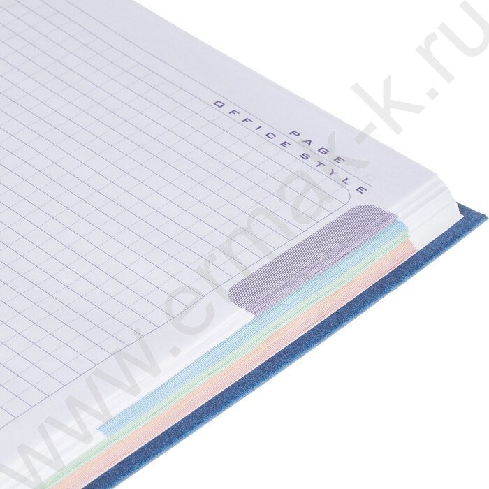 Бизнес-блокнот  80л А4 5-цв.блок/тв.обл /3D фольга /мат. лам. "Притяжение" | Фото 2