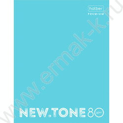 Тетрадь  80л клетка/кольца /смен.блок /глянц.лам/  "NEWtone PASTEL Незабудка" | Фото 1