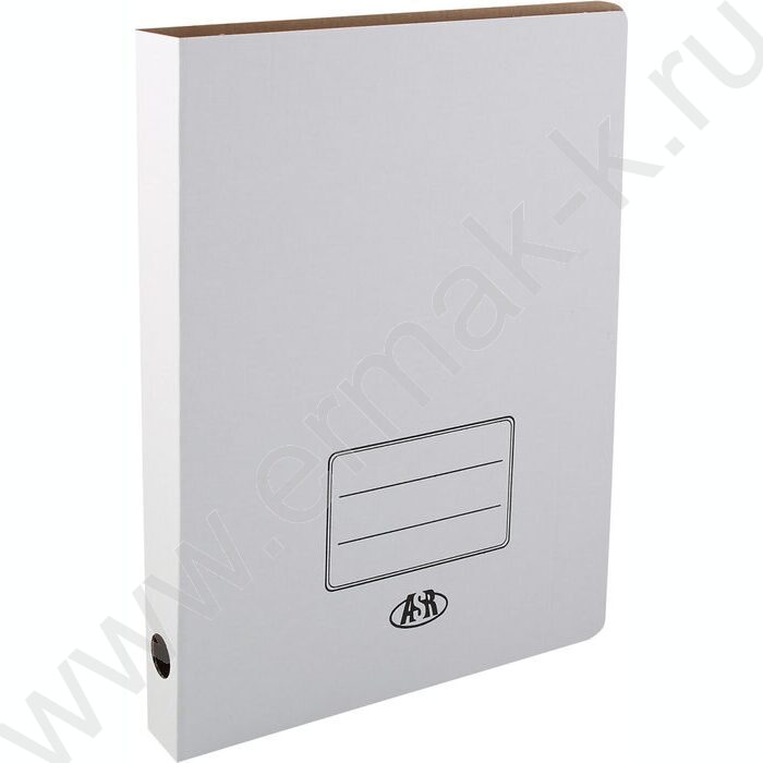 Скоросшиватель A4 30мм (250x35x315 мм) микрогофрокартон, белый, до 250л, пробитый | Фото 1