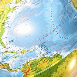 Глобус d=320мм физический "Классик" /подставка пластик/ | Фото 6