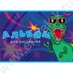 Альбом д/рисования 16л "Мой друг Дино" ассорти | Фото 4