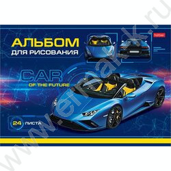 Альбом д/рисования 24л "Car Design" 5видов | Фото 2
