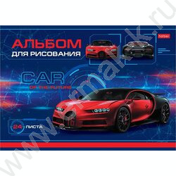 Альбом д/рисования 24л "Car Design" 5видов | Фото 4
