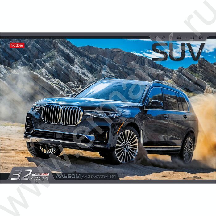 Альбом д/рисования 32л "AutoPremium" ассорти | Фото 5