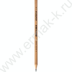 Карандаш ч/гр М (В) "Архитектор" 2мм, шестигран, заточенный, цвет корпуса - натуральный лак. | Фото 1