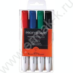 Маркер д/маркерных досок /набор  4цв/ 2мм круг xPro | Фото 1