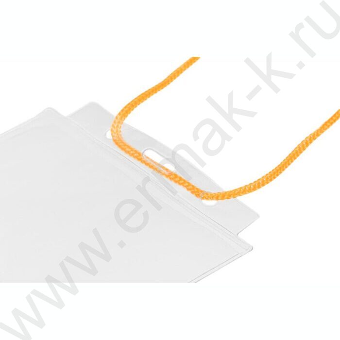 Бейдж 107х83мм Attache д/карт 100х71мм тесьма | Фото 2