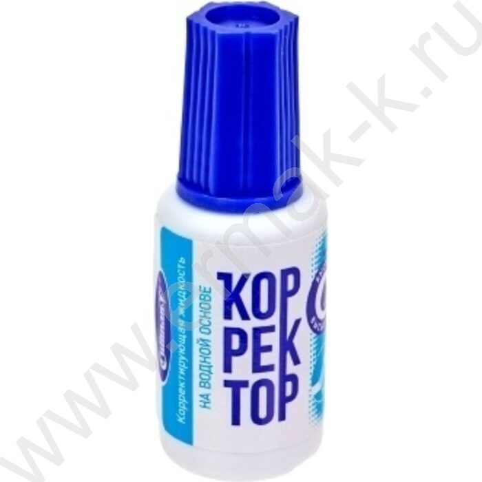 Штрих-корректор 20мл водный с кисточкой | Фото 1