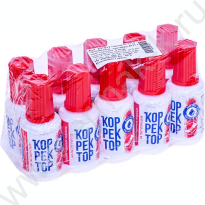 Штрих-корректор 20мл на растворителе с кисточкой | Фото 3