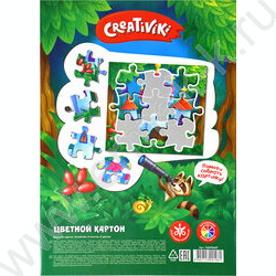 Картон цв. А4  8л/8цв Creativiki | Фото 5