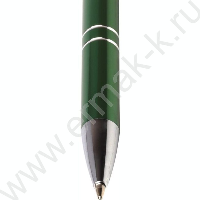 Ручка шар метал нажимной.мех. Florenzo синяя/корпус зеленый | Фото 3
