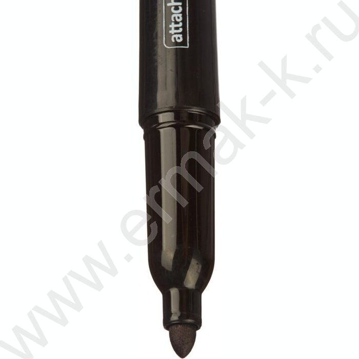 Маркер перм. CD,DVD /черный/ двустор. 0,7мм/1мм круг | Фото 3