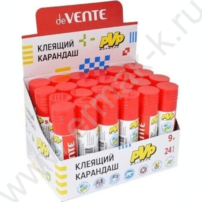 Клей-карандаш   8г /PVP основа/ в картонном дисплее с пластик. поддоном | Фото 3