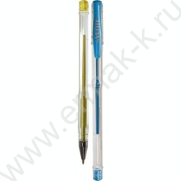 Ручка гелевая /набор  6цв/ 1мм "Cosmo Metallic" /металлик/ прозрачный корпус /блистер | Фото 2