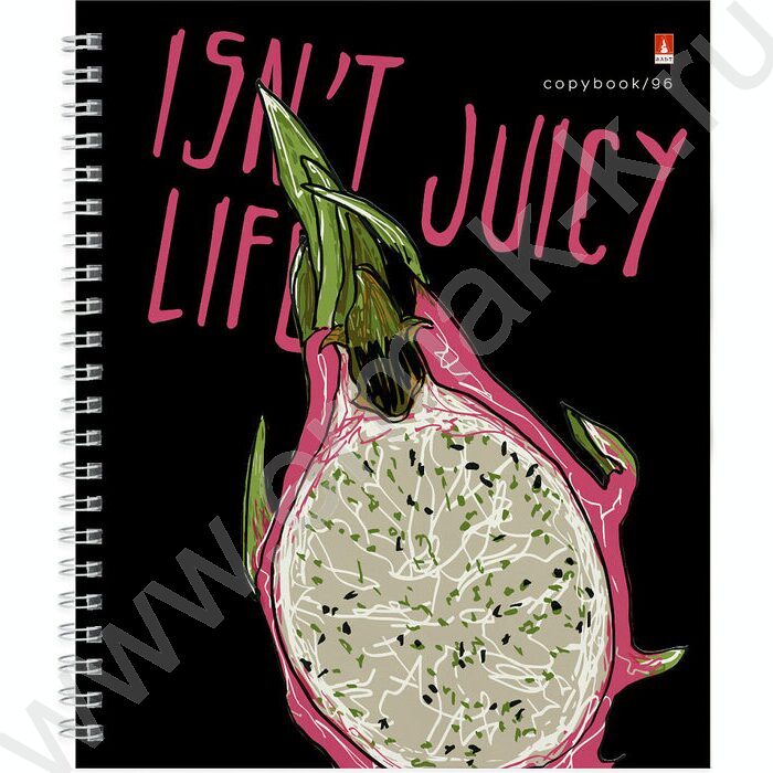 Тетрадь  96л клетка/спираль "Juicy life" ассорти | Фото 2