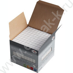 Мел белый  100шт /мягкий /квадратный /картон.кор. | Фото 2