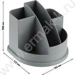 Подставка д/каранд. и ручек Авангард серый | Фото 5