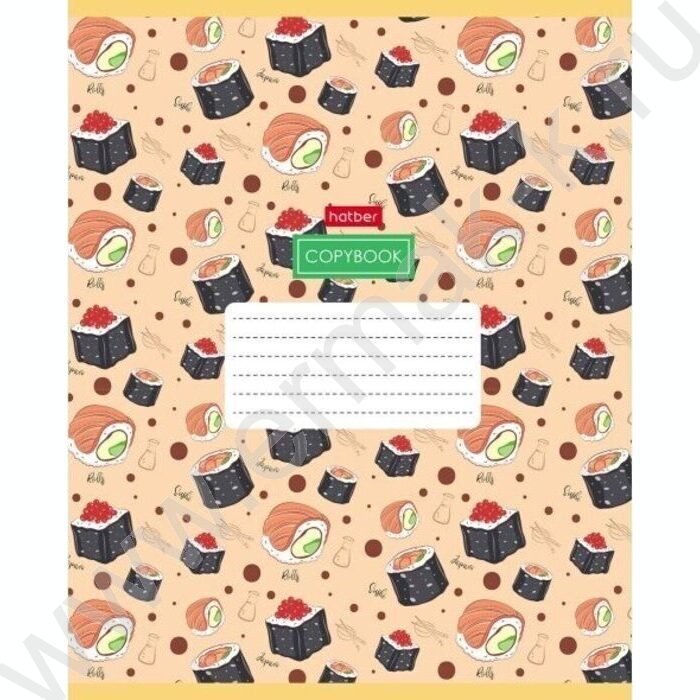 Тетрадь  18л клетка "Good food"  5видов | Фото 1