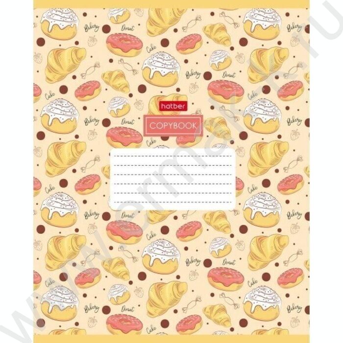 Тетрадь  18л клетка "Good food"  5видов | Фото 5