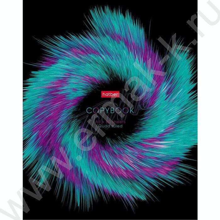 Тетрадь  80л клетка "Головокружение" /мат. ламин./ 5видов | Фото 2