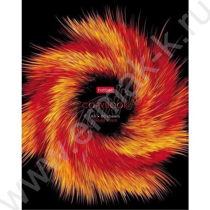 Тетрадь  80л клетка "Головокружение" /мат. ламин./ 5видов | Фото 3