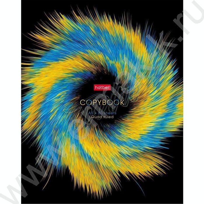 Тетрадь  80л клетка "Головокружение" /мат. ламин./ 5видов | Фото 5