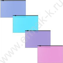 Папка-конверт на молнии C6 Zip Fizzy Vivid /ассорти | Фото 1
