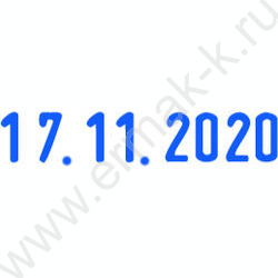 Датер автомат 4мм рус/дата,цифры/пластик | Фото 2